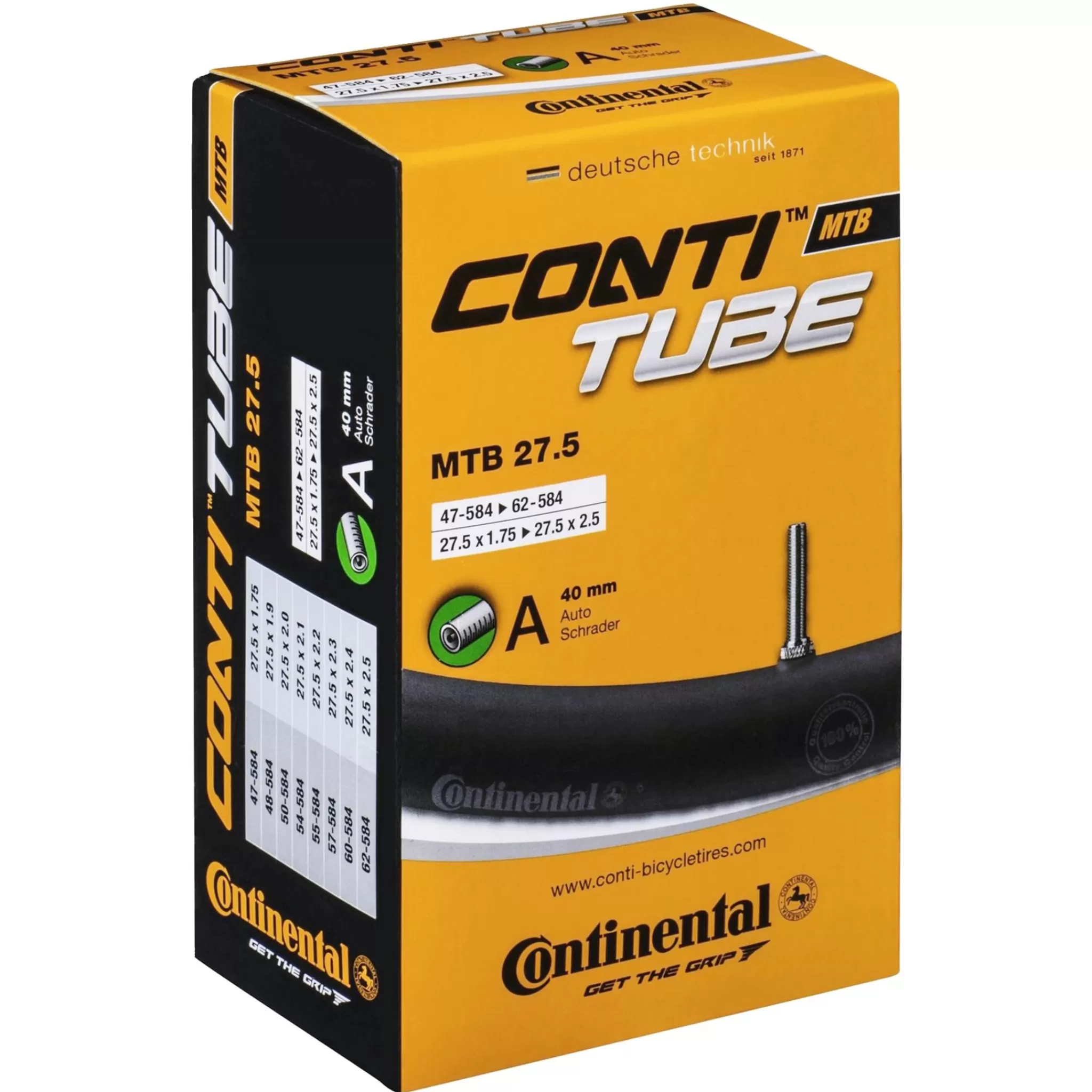 Fashion continental 27,5 Av 47/62, Sykkelslange Terreng