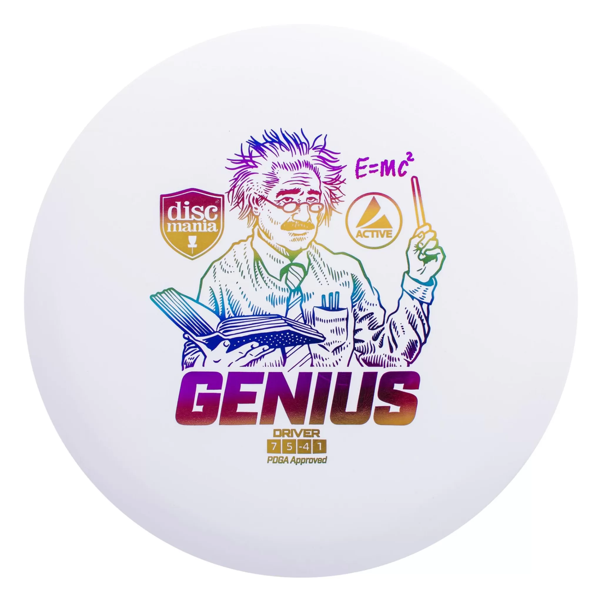 Cheap DISCMANIA Active Driver Genius White, Driver Frisbeegolf
