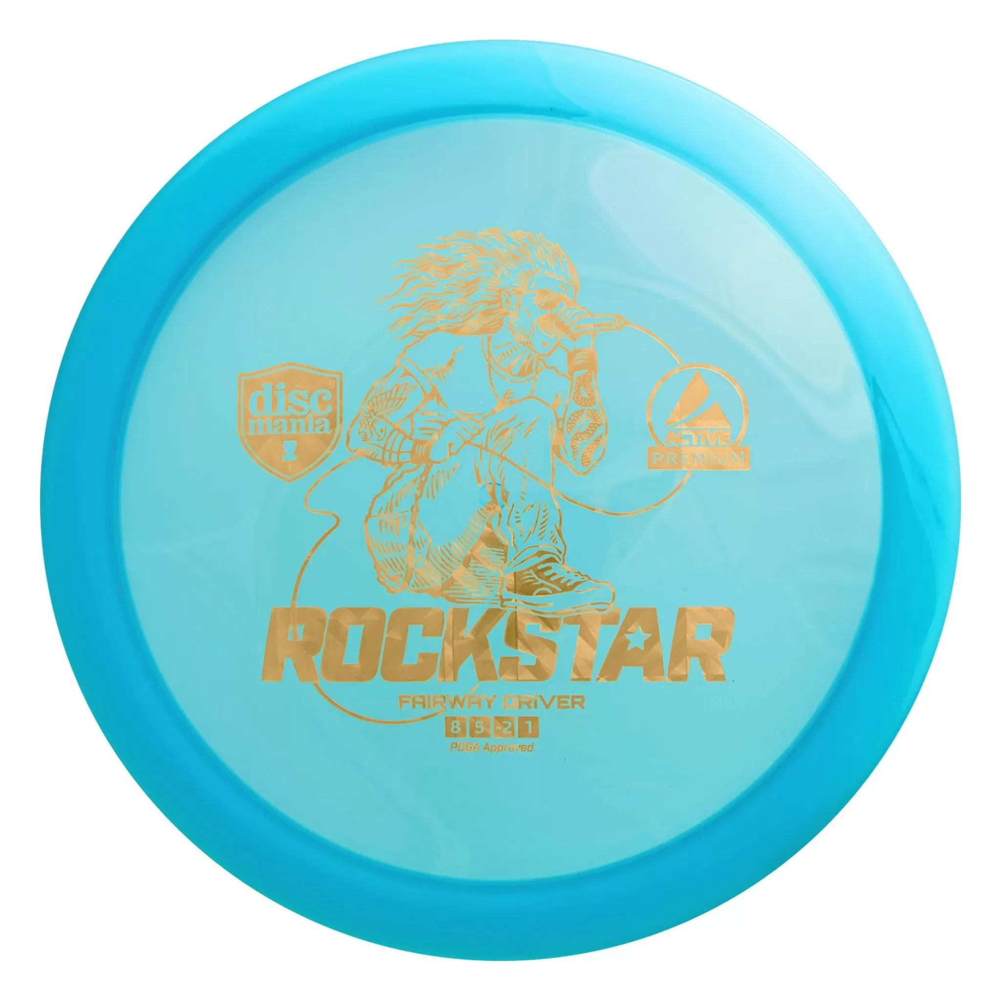 Clearance DISCMANIA Active Premium Driver Rockstar Yellow, Driver Frisbeegolf