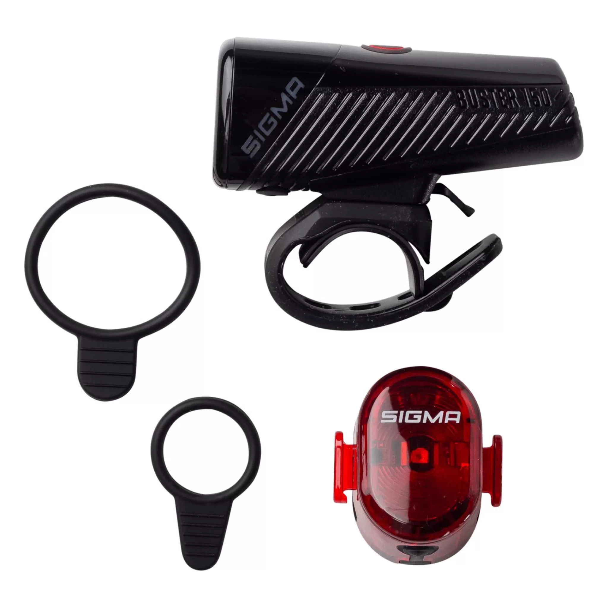 Store sigma Buster 150 Set W/Nugget Flash, Sykkellykt, Lyktesett