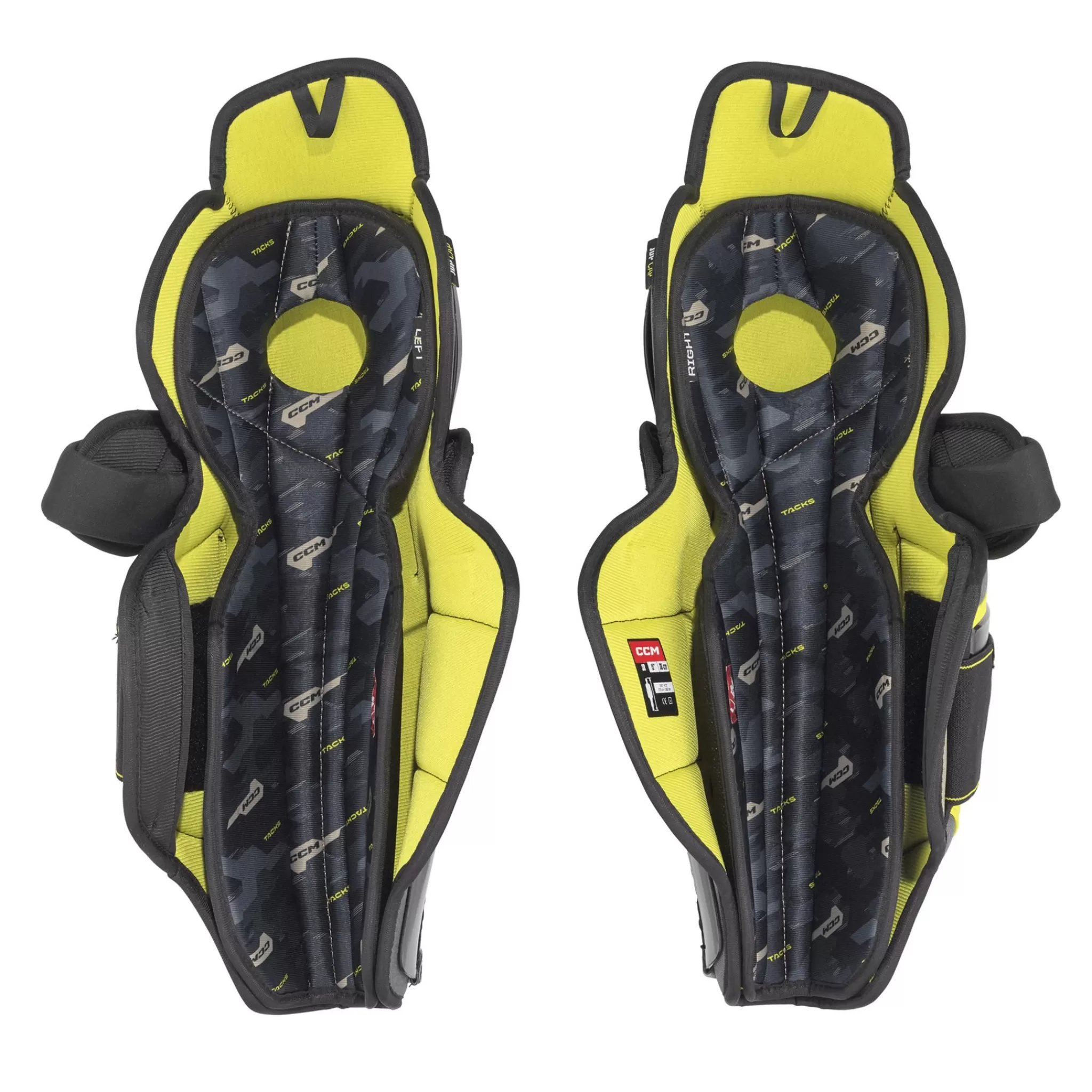 Cheap ccm Tacks As 580 Shin Guards Senior, Leggskinn Senior