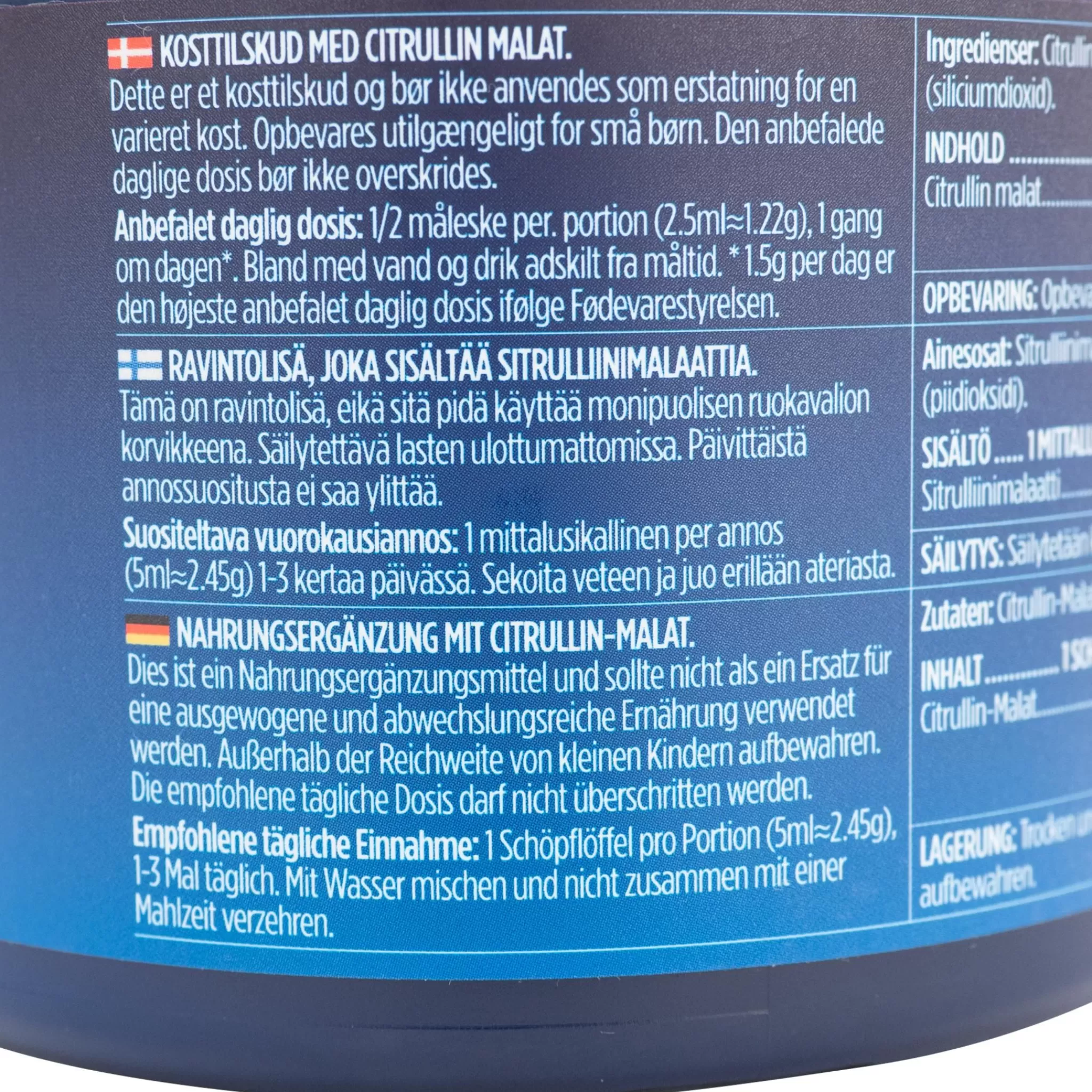 Best Star Nutrition Citrulin Malat, Kosttilskudd