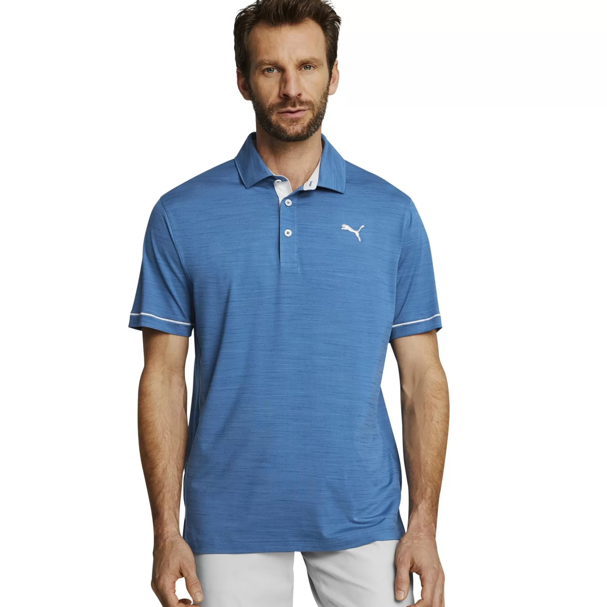 Best Sale puma Cloudspun Haystack Polo, Poloskjorte Golf Herre