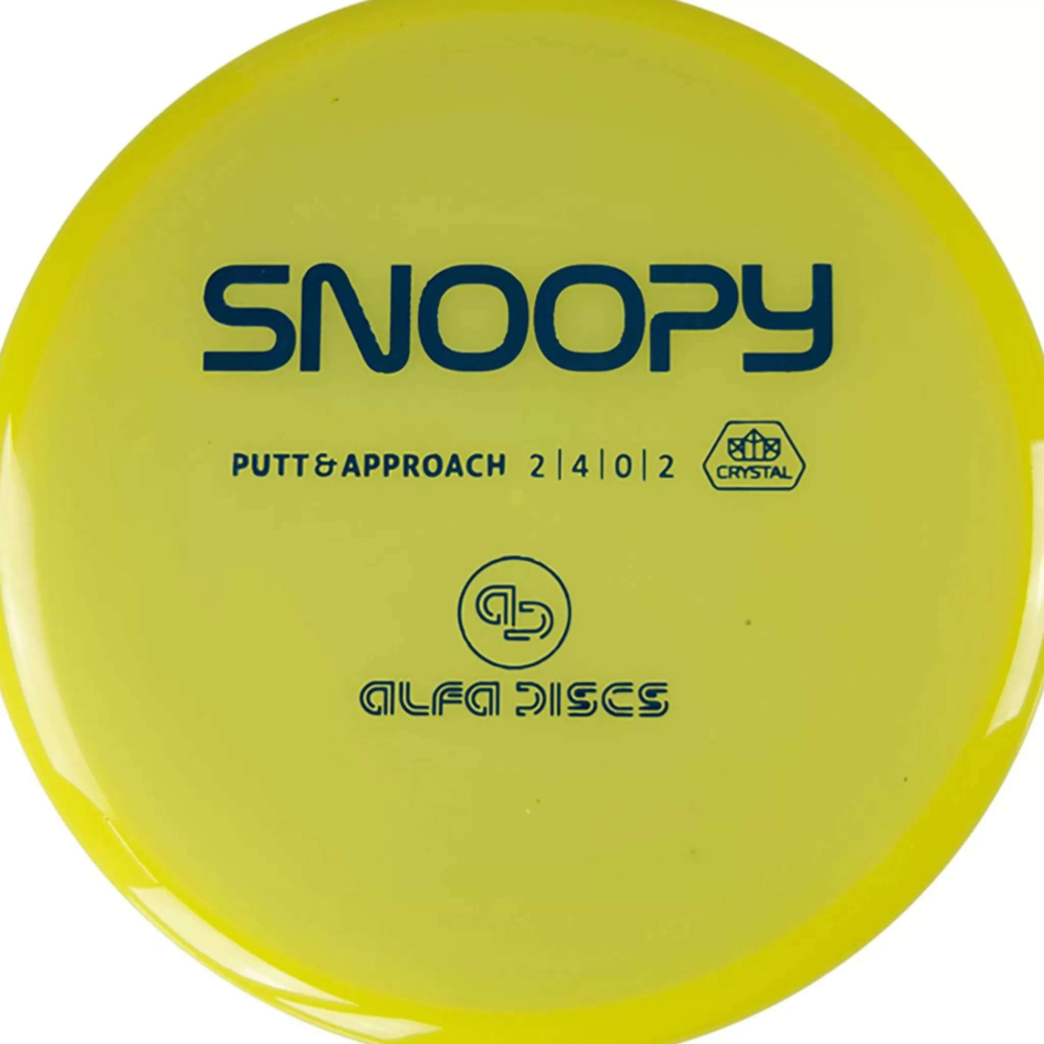 New ALFA DISC Crystal Line Putter Snoopy, Putter Frisbeegolf