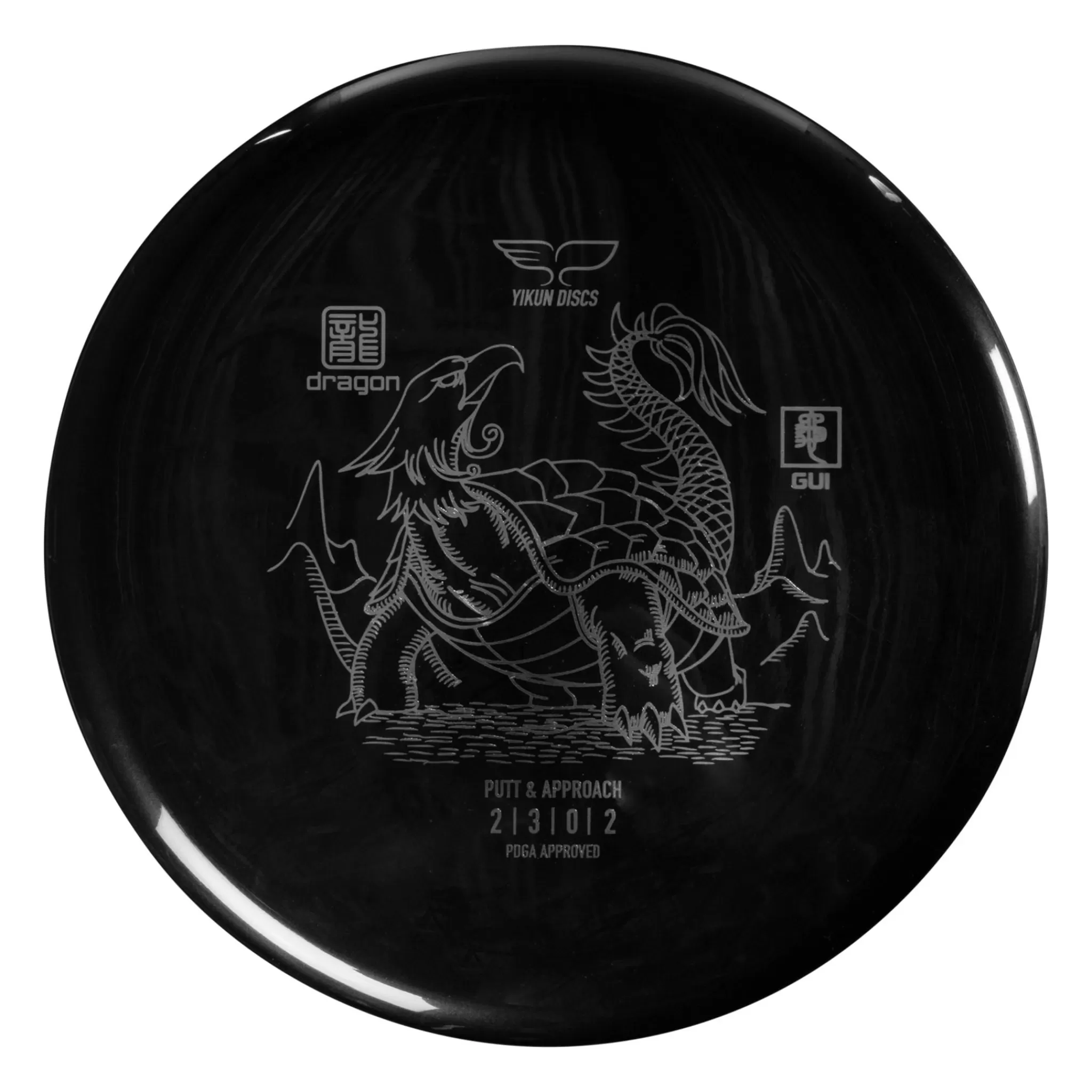Online Yikun Dragon Line Putter Gui, 170-175G, Putter Frisbeegolf