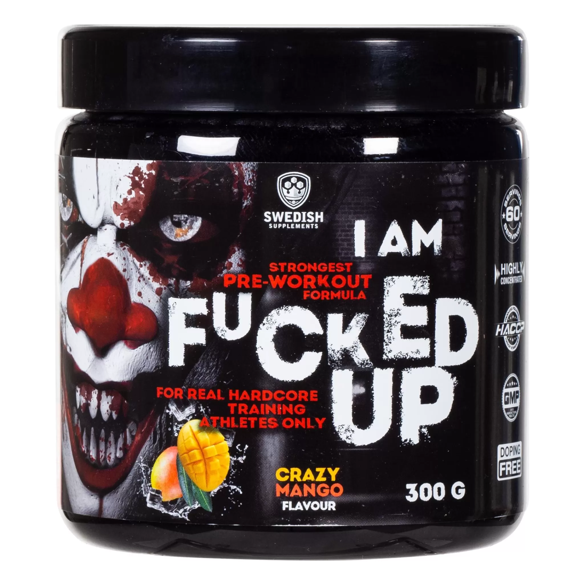 Flash Sale Swedish Supplements F#Cked Up Joker Edition 300G Crazy Mango, Kosttilskudd