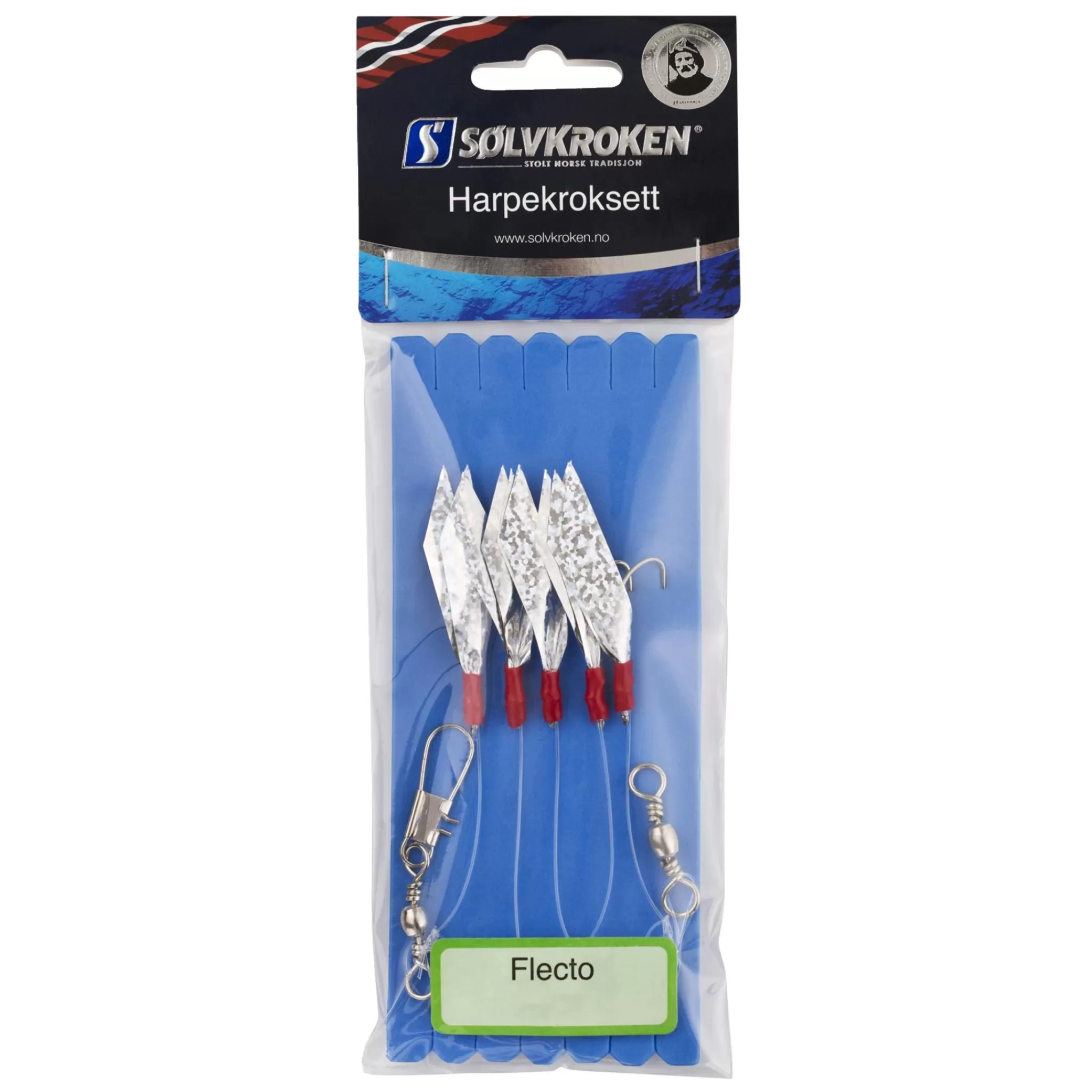 Store sølvkroken Flecto, Harpekroksett