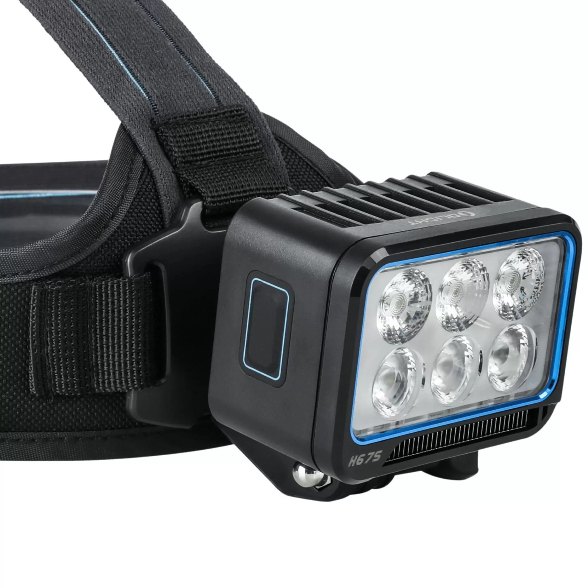 Cheap olight H67S, Oppladbar, Hodelykt