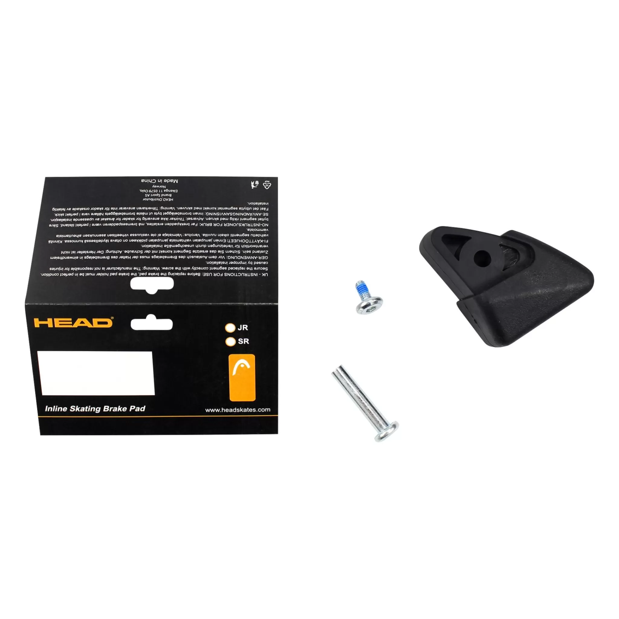 Hot head Inline Skate Brake Pad 23/24, Bremsekloss Inlineskoyte Barn