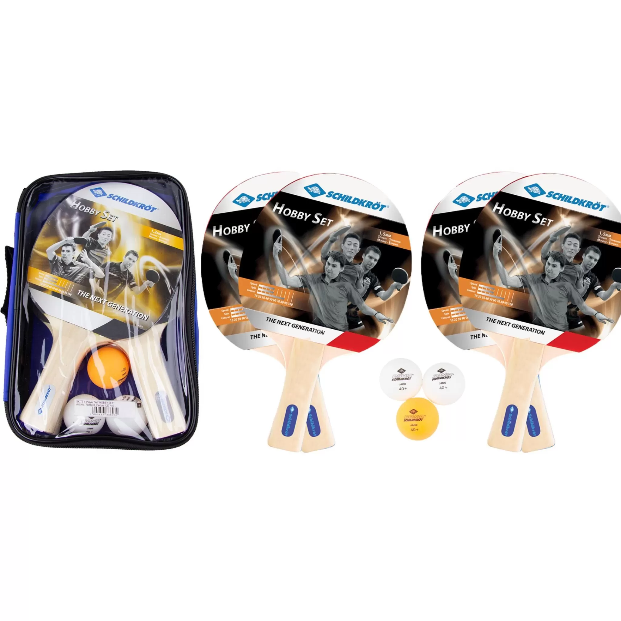 Best Sale Donic Schildkröt Hobby Set 4- Player 2-Star, Bordtennissett