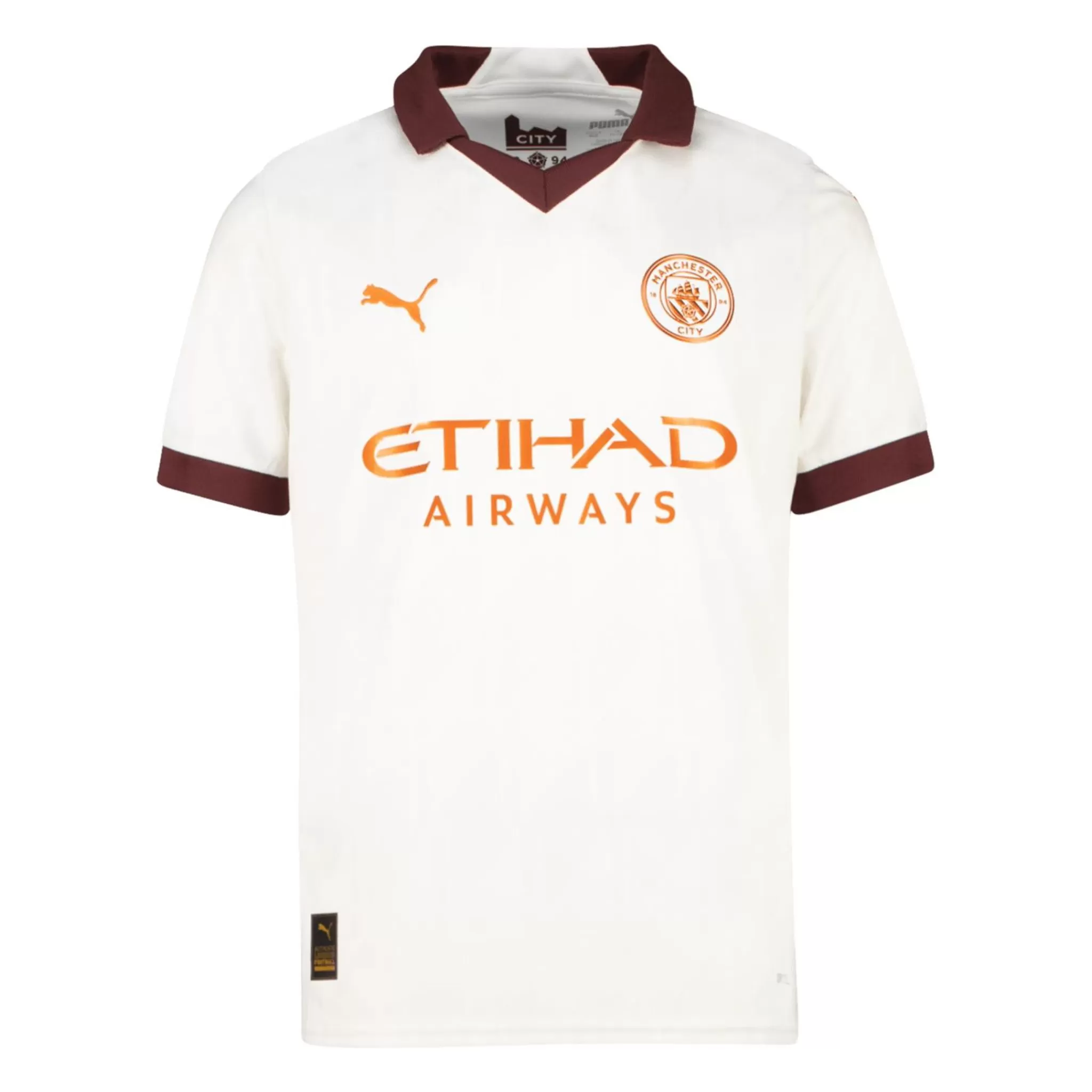 Hot puma Manchester City Away Jersey Replica 23/24, Fotballdrakt, Junior