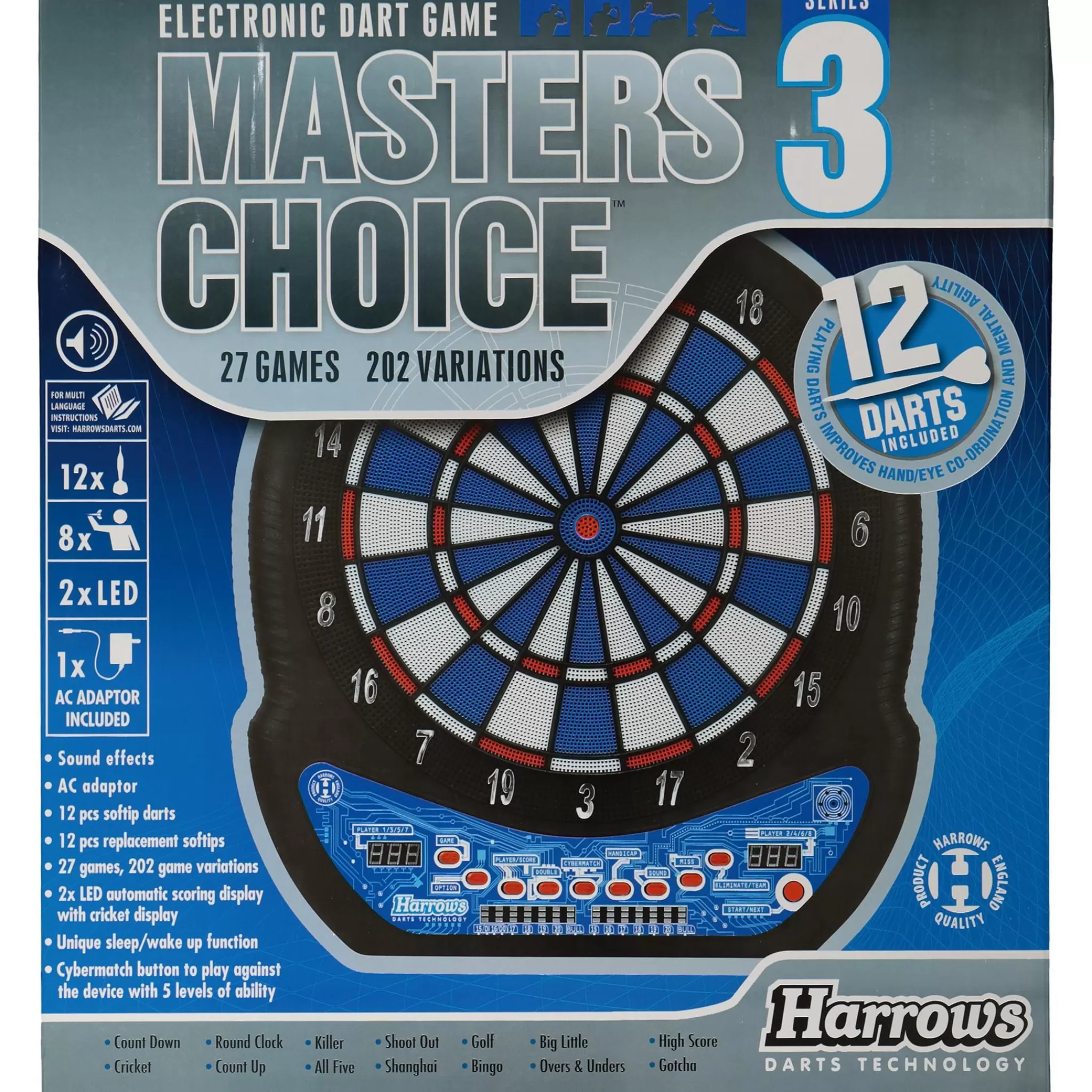 New harrows Masters Choice, Dartspill