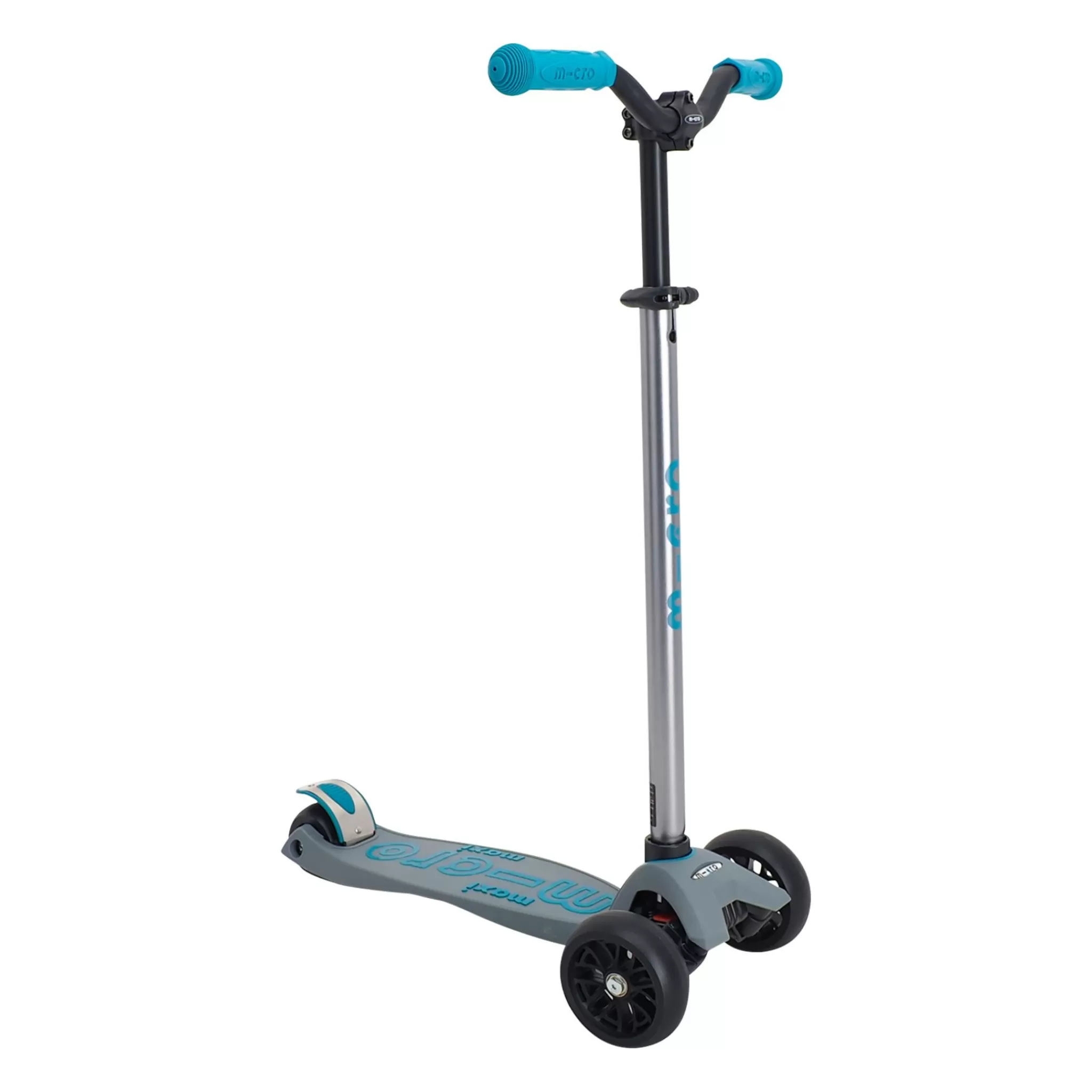 Online micro maxi Deluxe Pro Grey/Aqua 3 Scooter, Sparkesykkel Barn