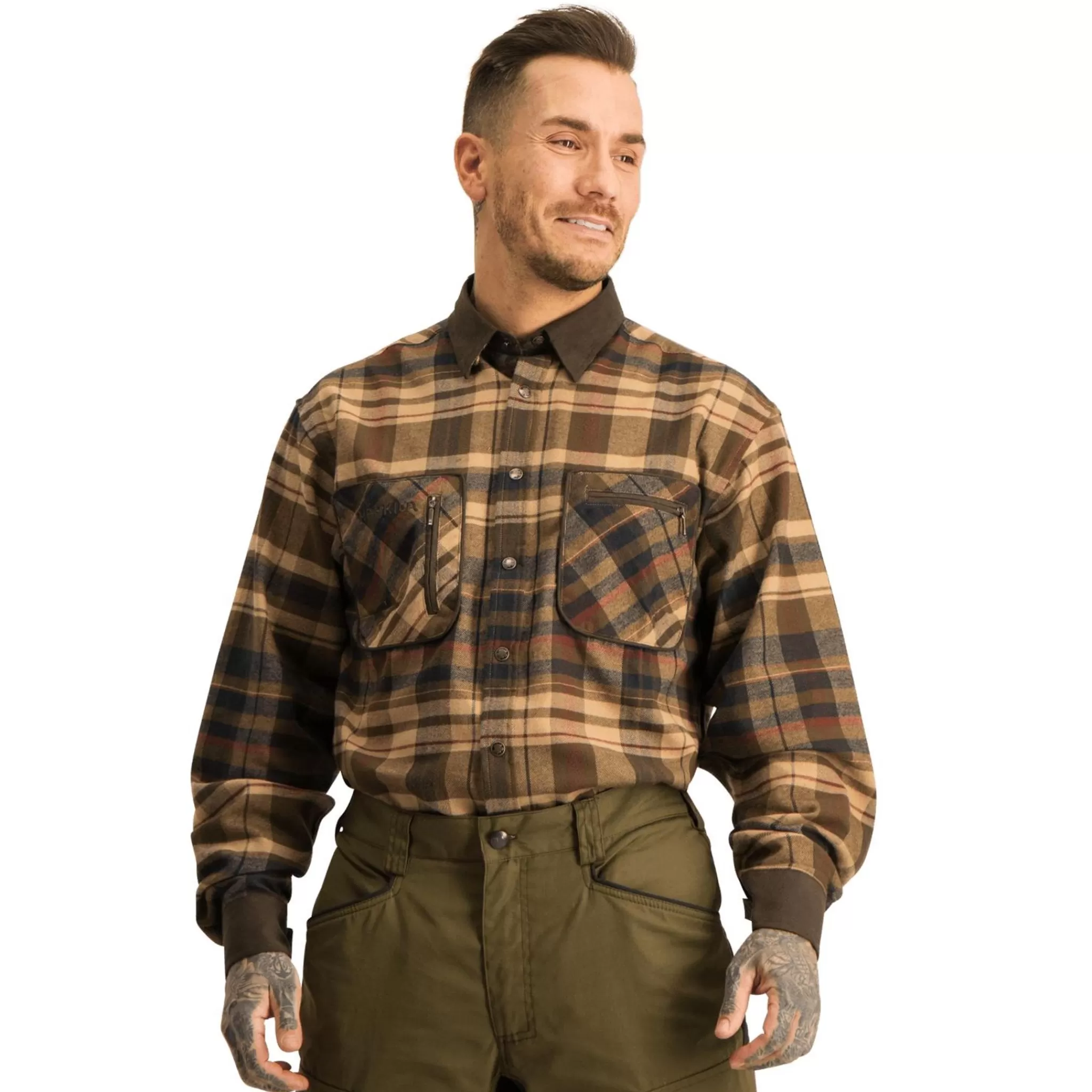 New harkila Pajala Shirt, Flanellskjorte, Herre