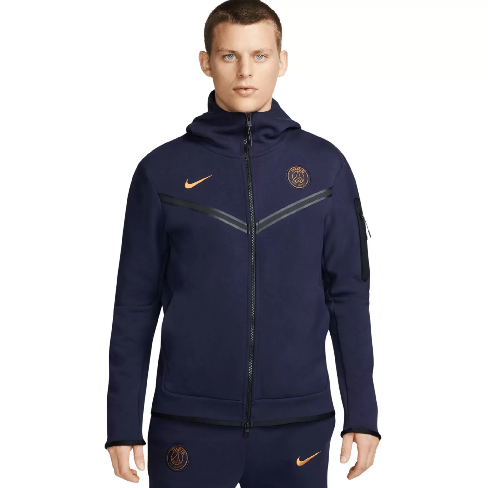 Fashion nike Paris Saint-Germain Techfleece Hoodie, Hettejakke, Herre