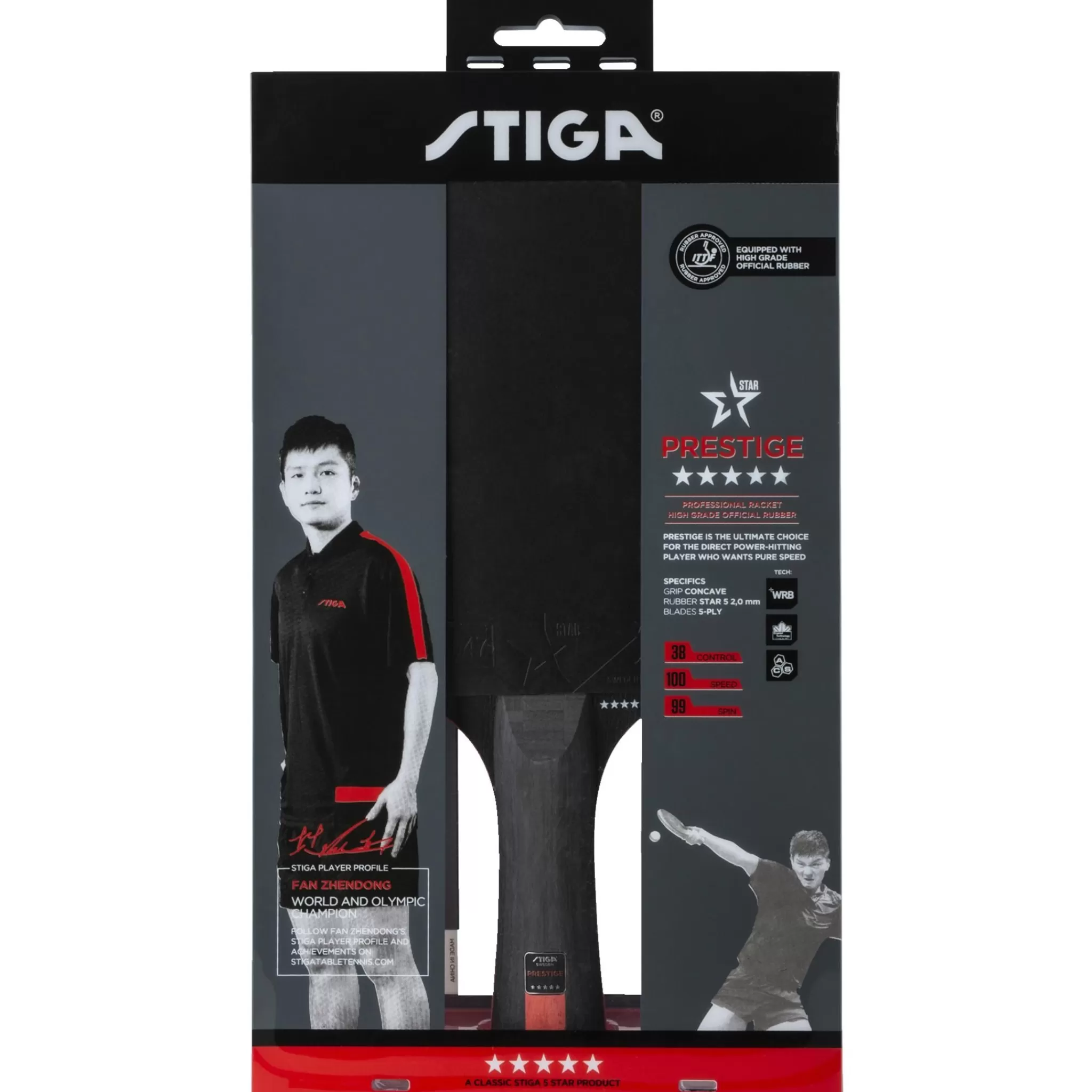 Shop stiga Prestige 5-Star, Bordtennisracket