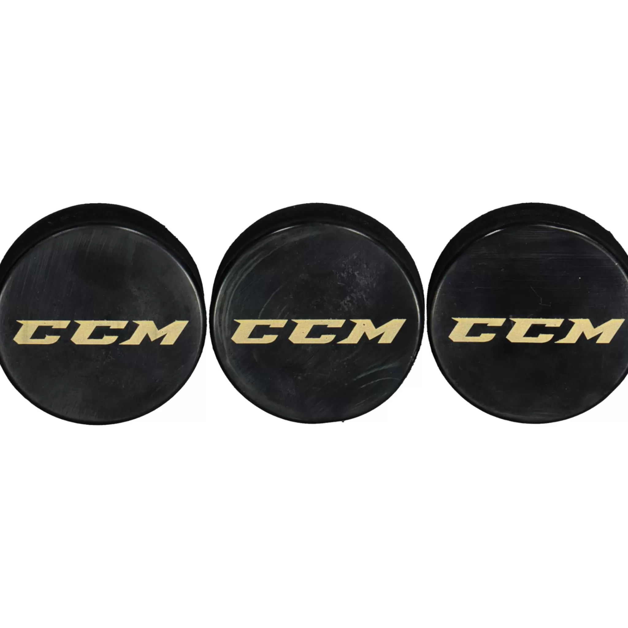 Clearance ccm Puck Jr 3-Pack 23/24, Ishockeypuck Junior, 3-Pakning