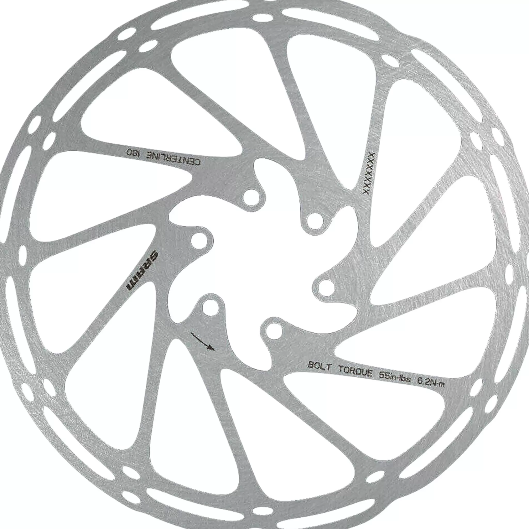 Cheap SRAM Rotor Centerline 6-Bolt 180 Mm, Bremseskive