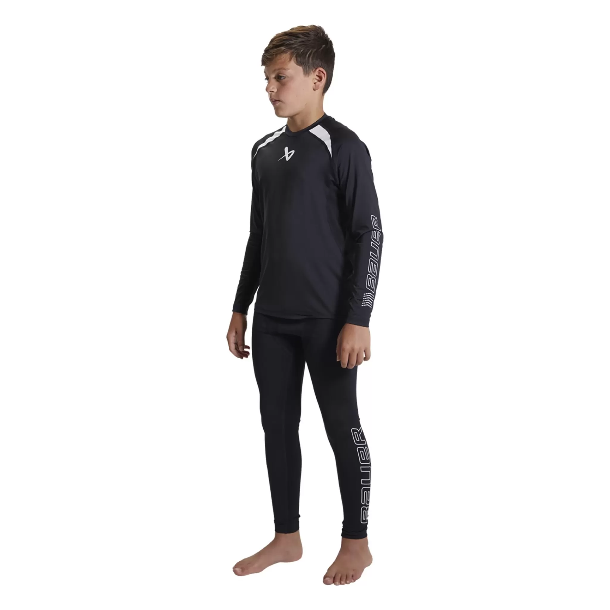 Sale bauer S22 Perfromance Long Sleeve Top-Yth 23/24, Treningstroye Barn