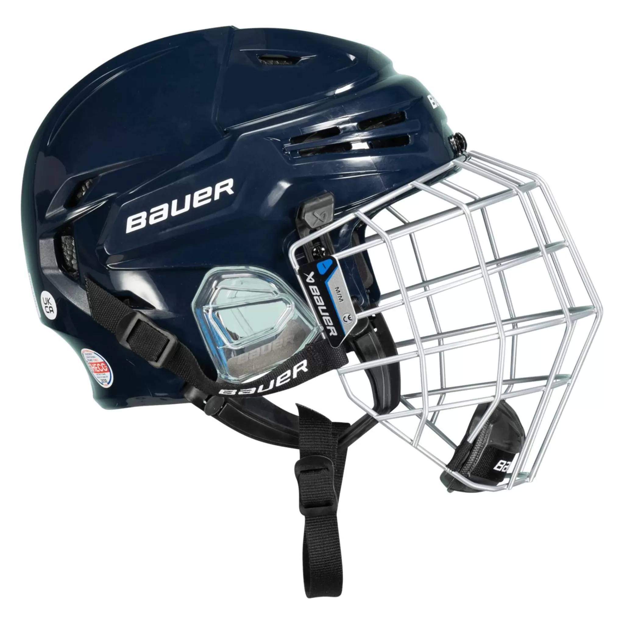 New bauer S23 Re-Akt 65 Helmet-Combo 23/24, Hockeyhjelm, Unisex