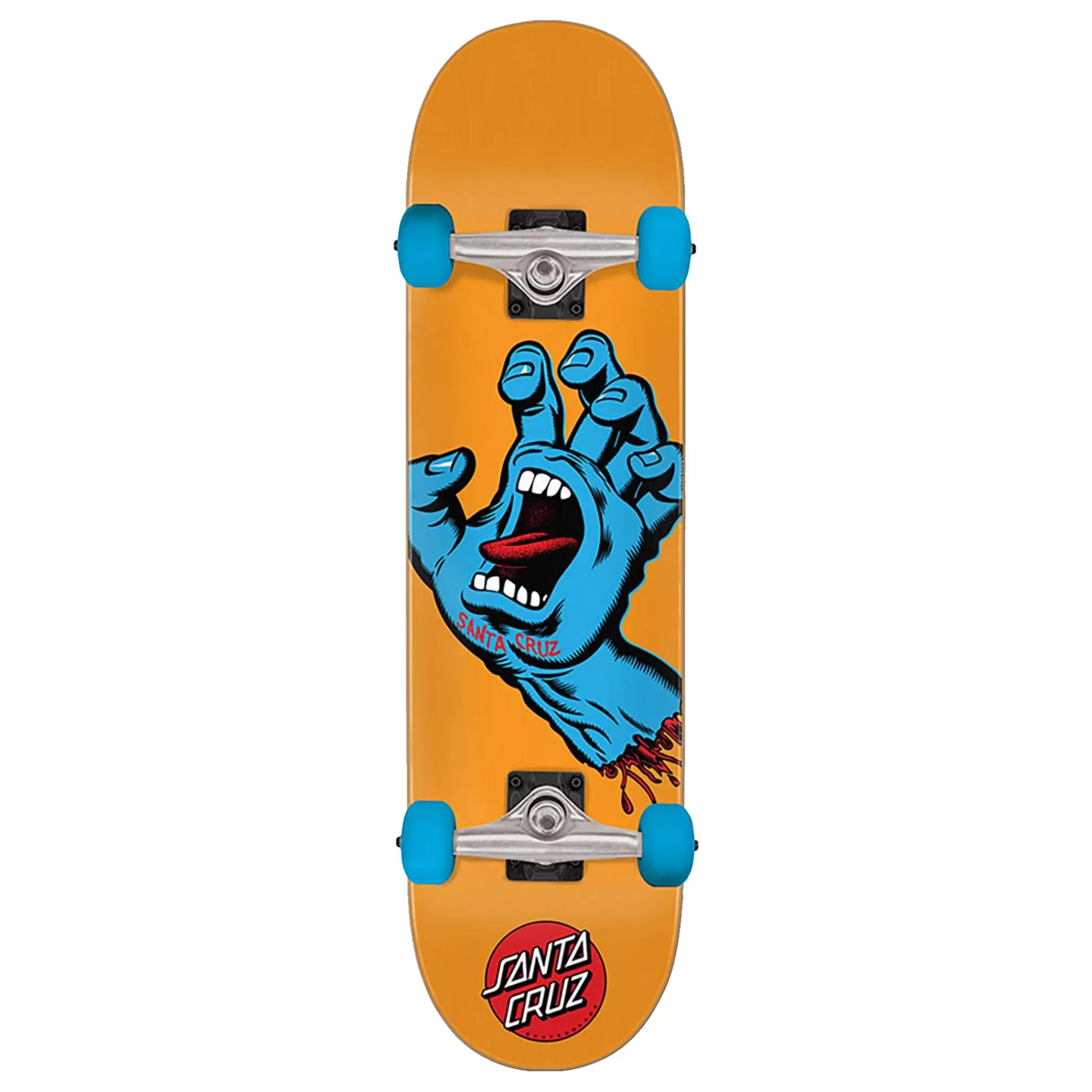 Hot SANTA CRUZ Screaming Hand Mid Sk8 Completes-23/24, Komplett Skateboard