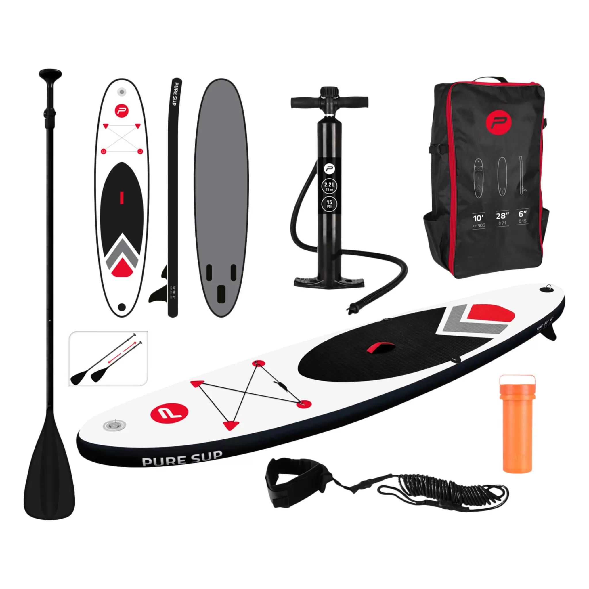Sale PURE4FUN Sup 305 Complete Package, Padlebrett-Pakke