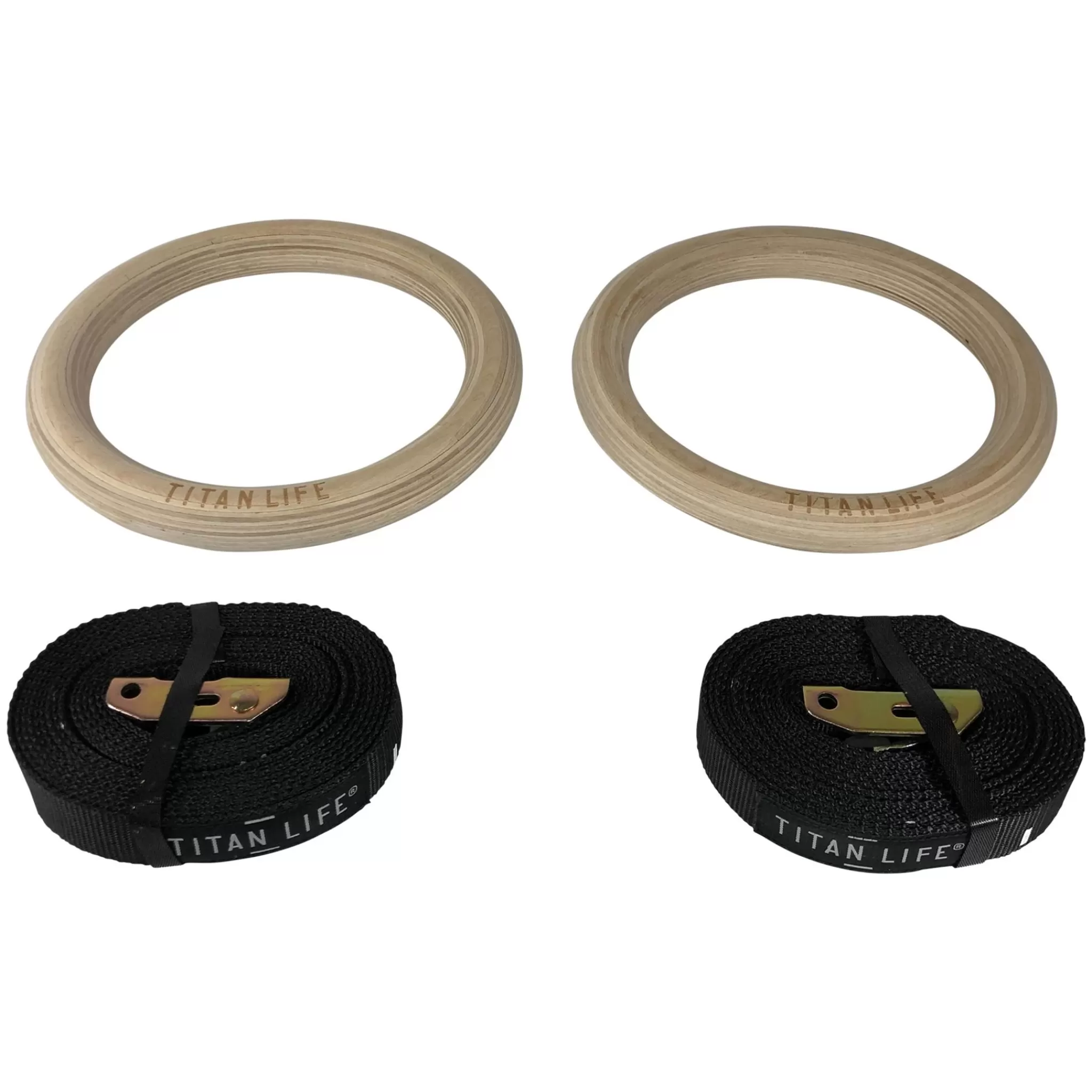 Shop TITAN LIFE - Wooden Gymrings, Gymringer