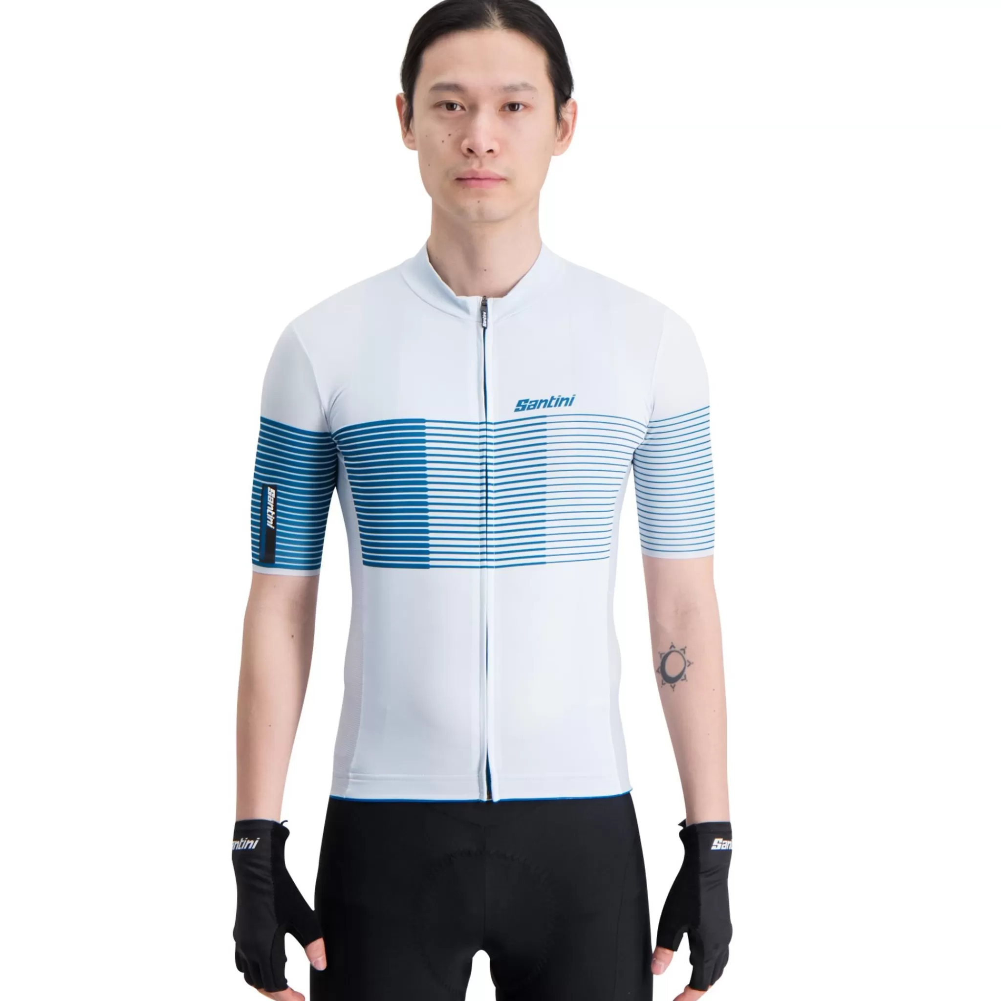 Store santini Tono Freccia Short Sleeve Jersey 23, Sykkeltroye Herre