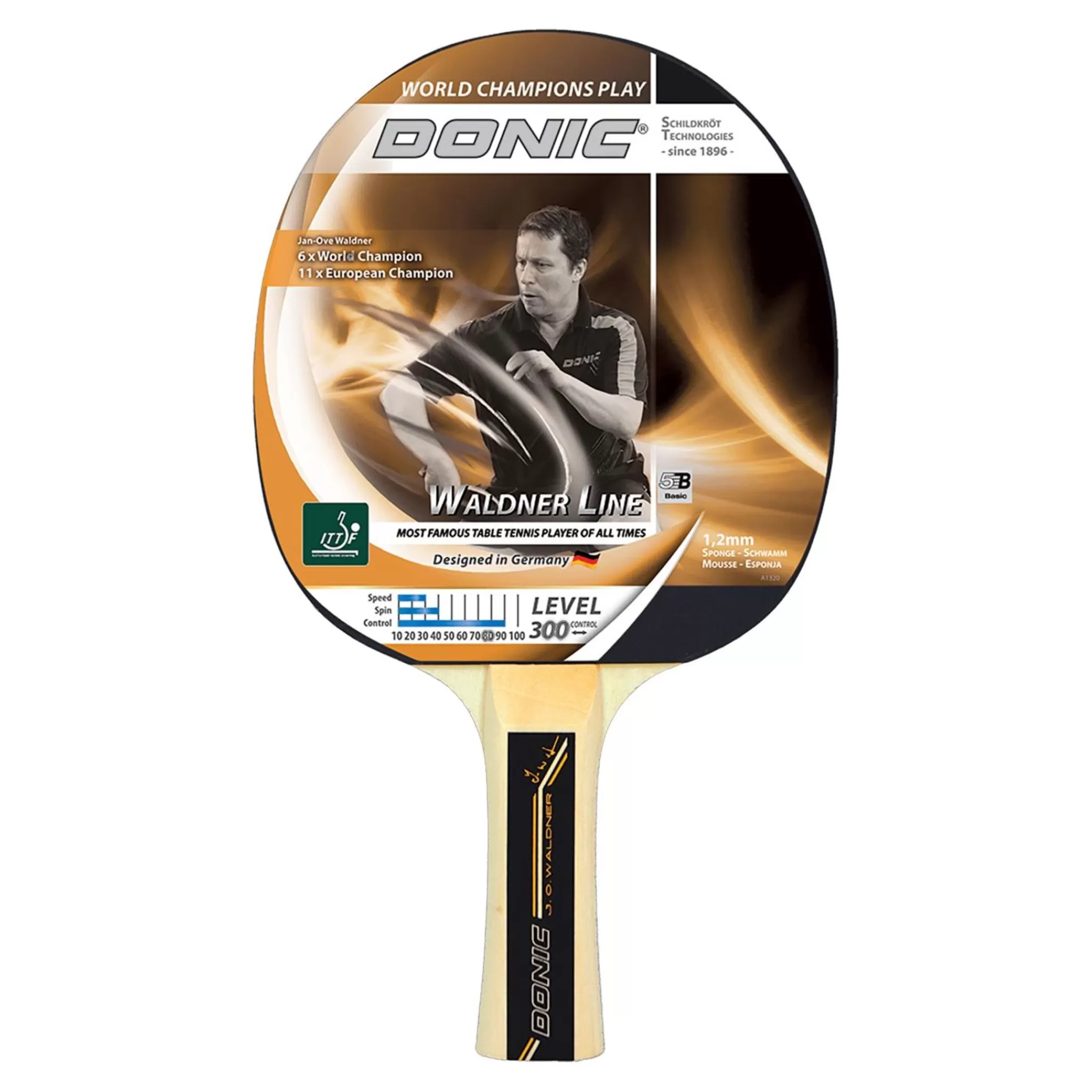 Fashion Donic Schildkröt Waldner 300, Bordtennisracket