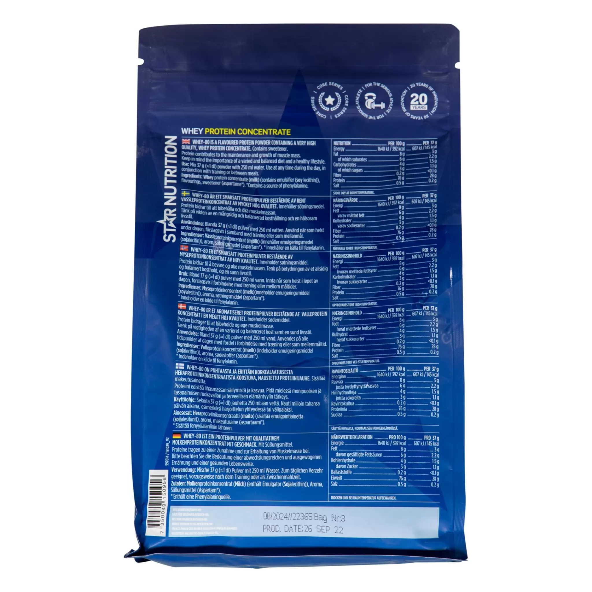 Cheap Star Nutrition Whey-80, Proteinpulver